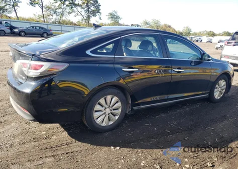 2016 Hyundai Sonata Hybrid из США, поврежденный, VIN KMHE24L10GA020129